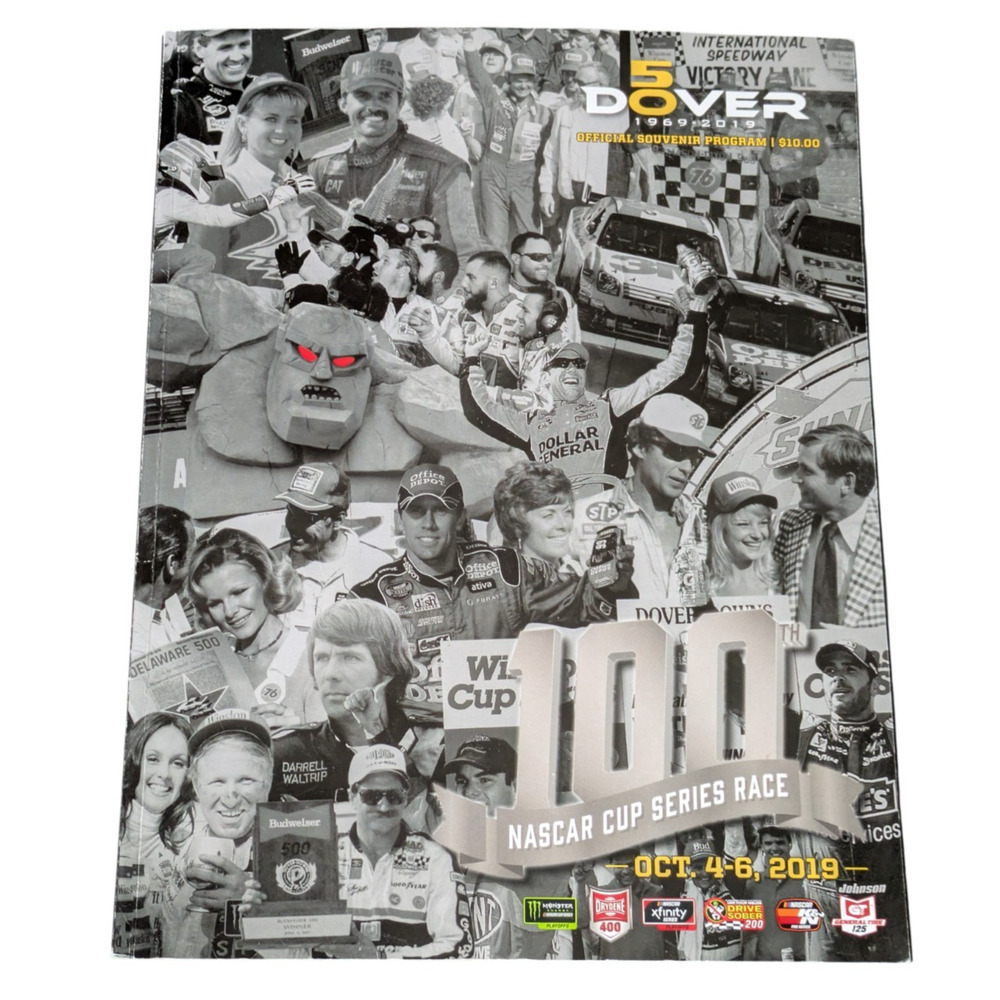 Dover Motor Speedway 2019 Official Souvenir Program Nascar 100 Cup Drydene 400